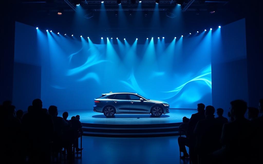 新車発表会ステージ